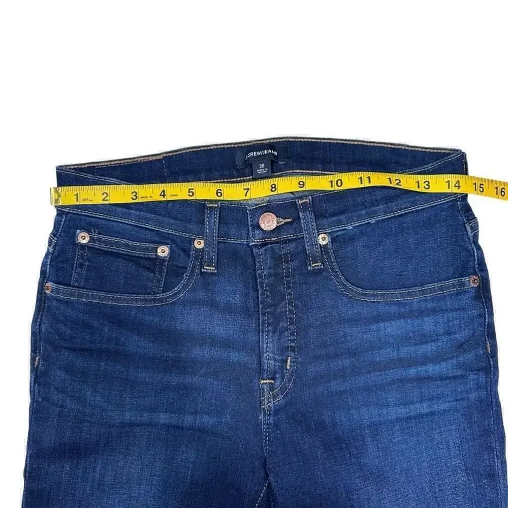 J Crew Blue Skinny Jeans Women Size 28
